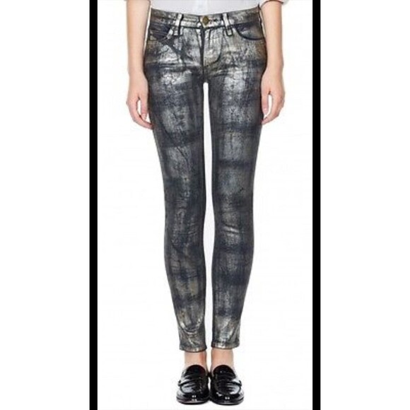 Current Elliott Women's Jean The Skinny Ankle Cheville In Fools Gold Size 26 NWT - Picture 1 of 12